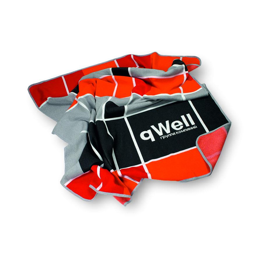 Плед вязаный