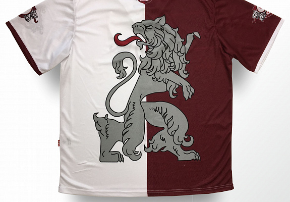 Футболка с шнуровкой ХК "Динамо Рига" (М408)