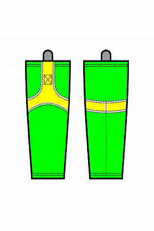 Шарф двухслойный, односторонний с бахромой
