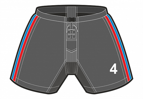 Шарф утеплённый - лицо с картинкой, изнанка-флис