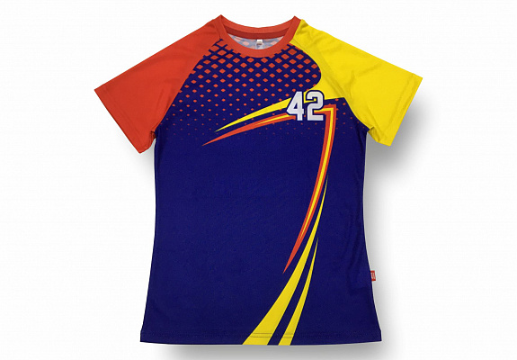 1.1.1.6.1. Футболка женская реглан ПЭ сублимация (М804)