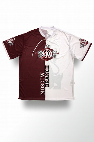 Футболка с шнуровкой ХК "Динамо Рига" (М408)